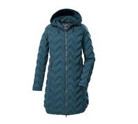 killtec Kow 14 WMN QLTD PRK - Parka da donna con cappuccio, colore: azzurro, 50, 43306-000