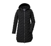 killtec KOW 14 WMN QLTD PRK, parka da donna, con cappuccio, nero, 50, 43306-000