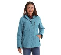 Killtec Kow 140 Wmn Jckt Giacca funzionale con cappuccio staccabile con zip Donna, azzurro, 44