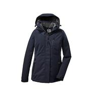 Killtec Kow 140 Wmn Jckt Giacca funzionale con cappuccio staccabile con zip Donna, Blu navy scuro, 44