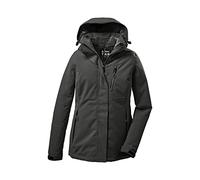Killtec Kow 140 Wmn Jckt Giacca funzionale con cappuccio staccabile con zip Donna, oliva scuro, 46