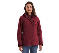 Killtec Kow 140 Wmn Jckt Giacca funzionale con cappuccio staccabile con zip Donna, rosso vivo, 42