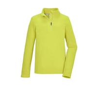 killtec KSW 248 BYS FLC Shrt Camicia in Pile con Collo Alto e Zip, Lime, 152 Bambini e Ragazzi
