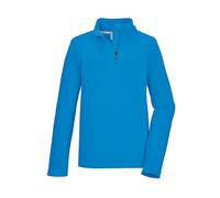 killtec KSW 248 BYS FLC Shrt Camicia in Pile con Collo Alto e Zip, Sky, 140 Bambini e Ragazzi