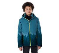 killtec KSW 383 BYS SKI JCKT - Giacca da sci/giacca funzionale con cappuccio e ghetta antineve Bambino, ocean,