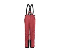 killtec KSW 77 GRLS Ski PNTS Sci/Pantaloni Funzionali con Pettorina Staccabile con Cerniera, ghetta antineve e Protezione dei Bordi, Neon-Coral, 140 Bambina