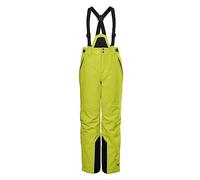 Killtec Pantaloni da sci KSW 79 BYS – pettorina staccabile, ghetta antineve, Lime 164 Bambino