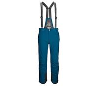 Killtec Larok 35244-000 - Pantaloni da Sci da Uomo, con Pettorina Rimovibile e paraspigoli, Colore: Petrolio Scuro, S