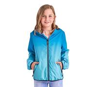 Killtec Mädchen Lyse GRLS JCKT A Funktionsjacke/Regenjacke mit Kapuze, packbar, türkis, 164