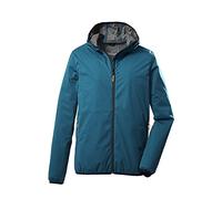 killtec Men's Giacca funzionale a 2 strati/giacca outdoor con cappuccio, ripiegabile KOS 60 MN JCKT, dark aqua, S, 39174-000