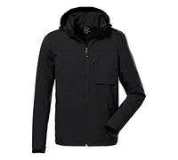 Killtec Men's Giacca funzionale/giacca outdoor con cappuccio staccabile con zip - KOS 106 MN JCKT, black, S, 38017-000