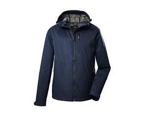 killtec Men's Giacca softshell/giacca outdoor con cappuccio KOS 84 MN SFTSHLL JCKT, dark blue, 3XL, 39142-000