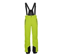 Killtec Mens Pantaloni Funzionali con Spalline Rimovibili, Protezione Bordi e paraneve, Enosh, Verde Primavera, XL, 30920-000