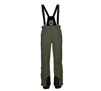 Killtec Pantaloni da Sci da Uomo con Bretelle Rimovibili, Protezione Bordi e paraneve KSW 100 ENOSH MN Ski PNTS, Verde Bosco, S, 43431-000