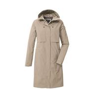 Killtec Parka funzionale da donna, impermeabile, con cappuccio, KOS 46 WMN PRK, sabbia desertica, 46, 43935-000