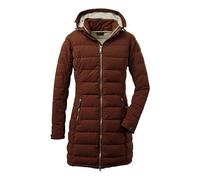 killtec Parka trapuntato da donna funzionale con cappuccio rimovibile, Foglie autunnali, 38 EU