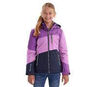 killtec Ragazze Giacca funzionale con cappuccio Lynge GRLS JCKT B, dark orchid, 140, 35490-000