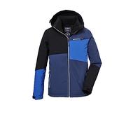 killtec Ragazzi Giacca funzionale con cappuccio e paraneve/giacca outdoor impermeabile KOW 161 BYS JCKT, deep royal, 152, 40917-000