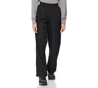 Killtec Tira, Regenhose mit Bein-Reißverschluss, Packbar Donna, Nero, M