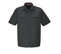 killtec Uomo Camicia Funzionale/Camicia a Maniche Corte/Camicia Outdoor Kos 47 MN Wvn Shrt, Dunkelgrün, 4XL, 42843-000