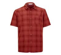 killtec Uomo Camicia Funzionale Kos 98 MN Wvn Shrt, Ziegelrot, 6XL, 38009-000