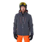 killtec Uomo Giacca da sci/giacca funzionale con cappuccio con zip, paraneve e ventilazione sotto le ascelle KSW 50 MN SKI JCKT, nachtblau, 3XL, 43441-000