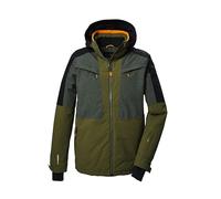 killtec Uomo Giacca da sci/giacca funzionale con cappuccio e paraneve con chiusura a cerniera KSW 407 MN SKI JCKT, mud, M, 41959-000