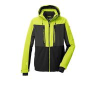 killtec Uomo Giacca da sci/giacca funzionale con cappuccio e paraneve con chiusura a cerniera KSW 48 MN SKI JCKT, frühlingsgrün, 5XL, 43437-000