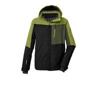 killtec Uomo Giacca da sci/giacca funzionale con cappuccio e paraneve con chiusura a cerniera KSW 52 MN SKI JCKT, schwarz, 5XL, 43440-000