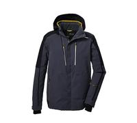killtec Uomo Giacca da sci/giacca funzionale con cappuccio e paraneve con chiusura a cerniera KSW 69 MN SKI JCKT, dunkel stahlblau, 5XL, 41956-000