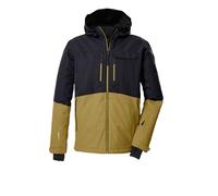 killtec Uomo Giacca da sci/giacca funzionale con cappuccio e paraneve KSW 53 MN SKI JCKT, schwarz blau, L, 43433-000