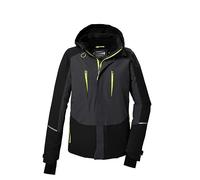 killtec Uomo Giacca da sci/giacca funzionale con cappuccio, ventilazione sotto le ascelle e protezione antineve KOW 29 MN JCKT, anthrazit, XL, 41933-000