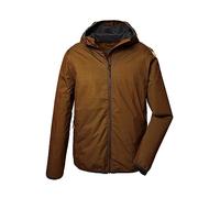 killtec Uomo Giacca funzionale con cappuccio, giacca outdoor ripiegabile KOS 258 MN JCKT, curry, M, 41366-000