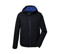 killtec Uomo Giacca funzionale con cappuccio, giacca outdoor ripiegabile KOS 258 MN JCKT, dark navy, M, 41366-000