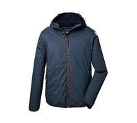 killtec Uomo Giacca funzionale con cappuccio, giacca outdoor ripiegabile KOS 258 MN JCKT, steel-blue, M, 41366-000