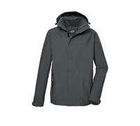 Killtec Uomo Giacca funzionale/giacca outdoor impermeabile con cappuccio senza zip, taglia corta KOS 183 KG MN JCKT, dunkelgrün, 30, 42921-000