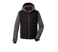 killtec Uomo Giacca ibrida/giacca trapuntata con cappuccio senza zip e paraneve KSW 72 MN SKI JCKT, schwarz, S, 43435-000
