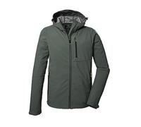 Killtec Uomo Giacca softshell/giacca outdoor con cappuccio KOS 259 MN SFTSHLL JCKT, pale green, XL, 41367-000
