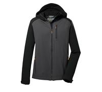 killtec Uomo Giacca softshell/giacca outdoor con cappuccio KOS 265 MN SFTSHLL JCKT, black, M, 41263-000