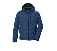 killtec Uomo Giacca trapuntata con cappuccio/giubbotto idrorepellente KOW 60 MN QLTD JCKT, blau, XL, 41834-000