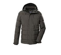 killtec Uomo Giacca trapuntata con cappuccio senza zip KOW 87 MN QLTD JCKT, grünanthrazit, M, 43321-000