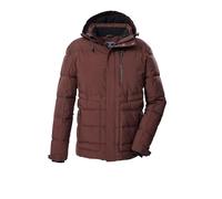 killtec Uomo Giacca trapuntata con cappuccio senza zip KOW 87 MN QLTD JCKT, mahagoni, L, 43321-000