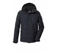 killtec Uomo Giacca trapuntata con cappuccio senza zip KOW 87 MN QLTD JCKT, schwarz blau, S, 43321-000