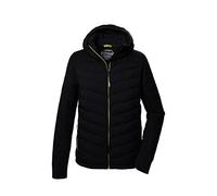 killtec Uomo Giacca trapuntata/giacca funzionale con cappuccio e paraneve KOW 13 MN QLTD JCKT, schwarz, S, 41921-000