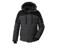 killtec Uomo Giacca trapuntata/giacca invernale con cappuccio KOW 88 MN QLTD JCKT, dunkel stahl, S, 43489-000