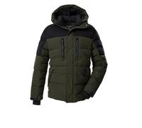 killtec Uomo Giacca trapuntata/giacca invernale con cappuccio KOW 88 MN QLTD JCKT, dunkeloliv, 4XL, 43489-000