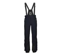 killtec Uomo Pantaloni da Sci/Funzionali con Bretelle Staccabili, paraspigoli e Protezione antineve KSW 100 ENOSH MN Ski PNTS, Schwarz Blau, 3XL, 43431-000