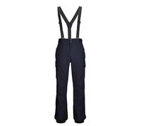 Killtec Uomo Pantaloni da Sci/Funzionali con Bretelle Staccabili, Protezione Bordi, paraneve e Ventilazione delle Gambe KSW 83 MN Ski PNTS, Schwarz Blau, 3XL, 43444-000