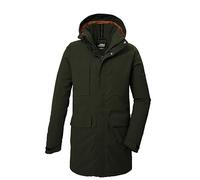 killtec Uomo Parka funzionale con cappuccio senza zip KOW 80 MN PRK, dark moss, XXL, 41848-000