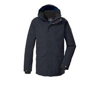 killtec Uomo Parka outdoor/parka funzionale con cappuccio senza zip KOW 85 MN PRK, schwarz blau, XL, 43331-000